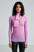 BABYWOOL TIE NECK TEE