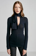 BABYWOOL TIE NECK TEE
