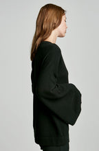 CASHMERE TRAPEZE SLEEVE SWEATER