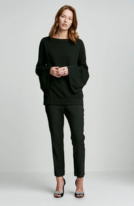 CASHMERE TRAPEZE SLEEVE SWEATER