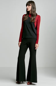 MERINO COLOUR BLOCKED SWEATER