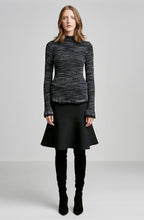 PRINTED MERINO RIB SWEATER