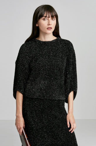METALLIC SWEATER