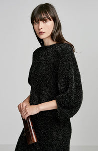 METALLIC SWEATER