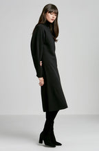 WOOL MILANO BLOUSED SLEEVE DRESS