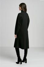 WOOL MILANO BLOUSED SLEEVE DRESS