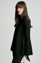 MICRO CREPE TRAPEZE SLEEVE SWEATER