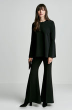 MICRO CREPE TRAPEZE SLEEVE SWEATER