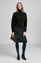 WOOL MILANO BLOUSED SLEEVE SWEATER