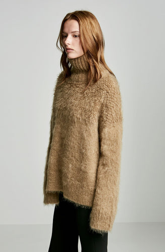 BRUSHED MOHAIR SWEATER