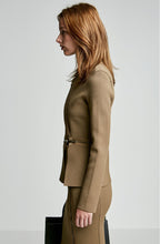 CREPE KNIT BIKER JACKET