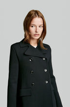 CREPE KNIT TRAPEZE BACK COAT