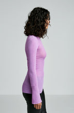 BABYWOOL CUFFED CREW NECK TEE