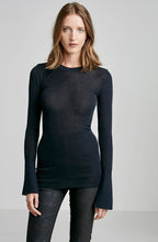 BABYWOOL CUFFED CREW NECK TEE