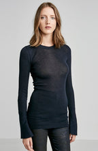 BABYWOOL CUFFED CREW NECK TEE