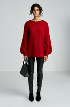 MOHAIR CUFFED SLEEVE SWEATER