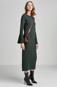 MICRO CREPE TRAPEZE SLEEVE DRESS