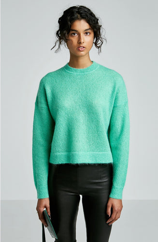 MOHAIR CROPPED SWEATER