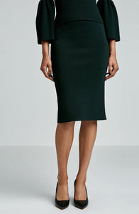 CREPE KNIT TUX SKIRT