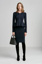 CREPE KNIT TUX SKIRT