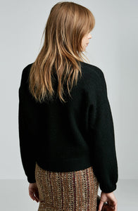 BOILED WOOL CREW NECK