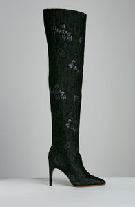 BROCADE OVER THE KNEE BOOT