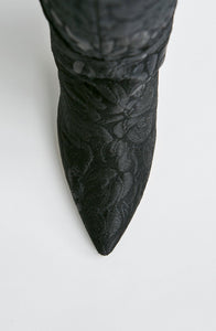 BROCADE OVER THE KNEE BOOT