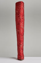 BROCADE OVER THE KNEE BOOT