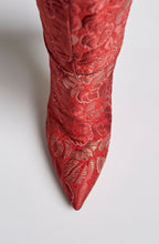 BROCADE OVER THE KNEE BOOT