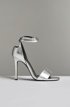 CRYSTAL LEATHER STILETTO