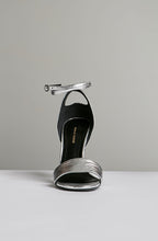 CRYSTAL LEATHER STILETTO